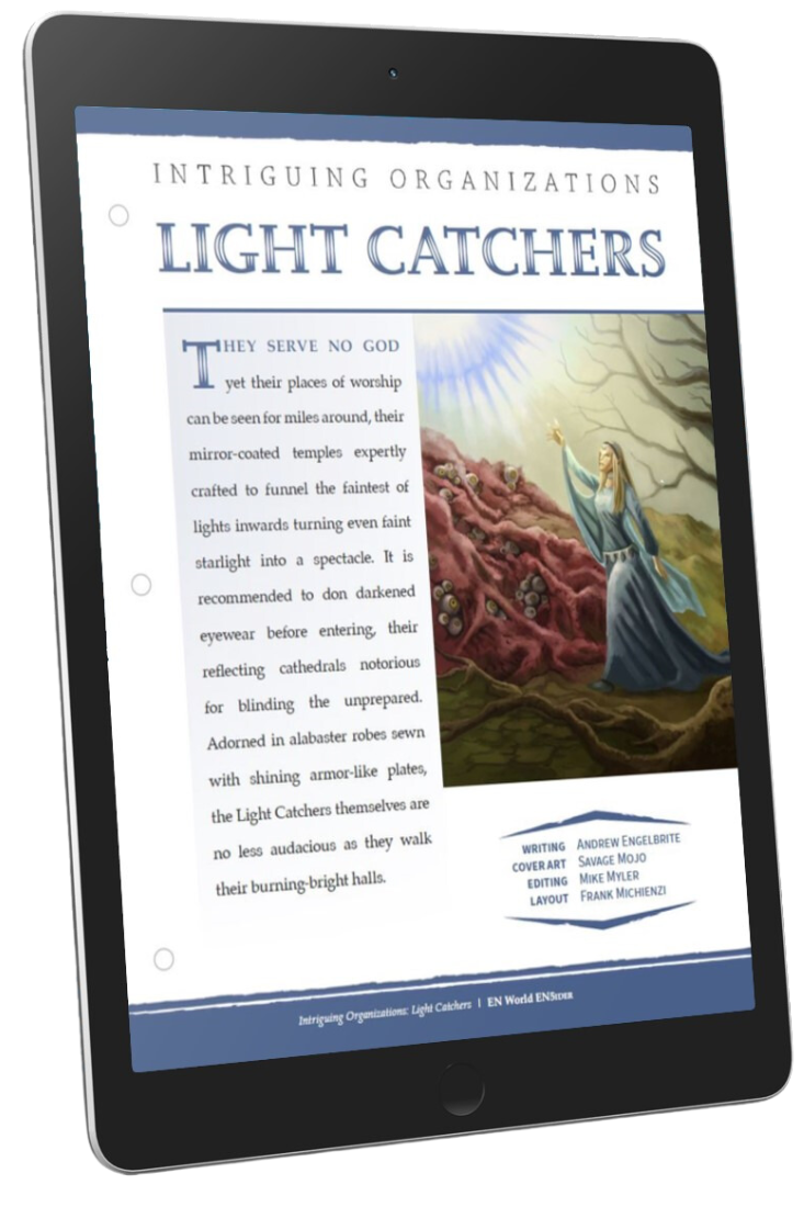 Intriguing Organizations: Light Catchers (D&D 5e)