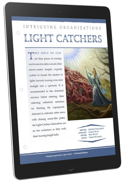 Intriguing Organizations: Light Catchers (D&D 5e)