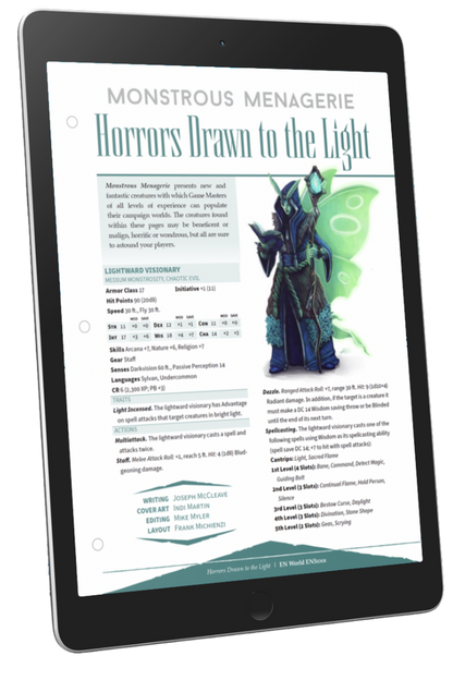 Horrors Drawn to the Light (D&D 5e)