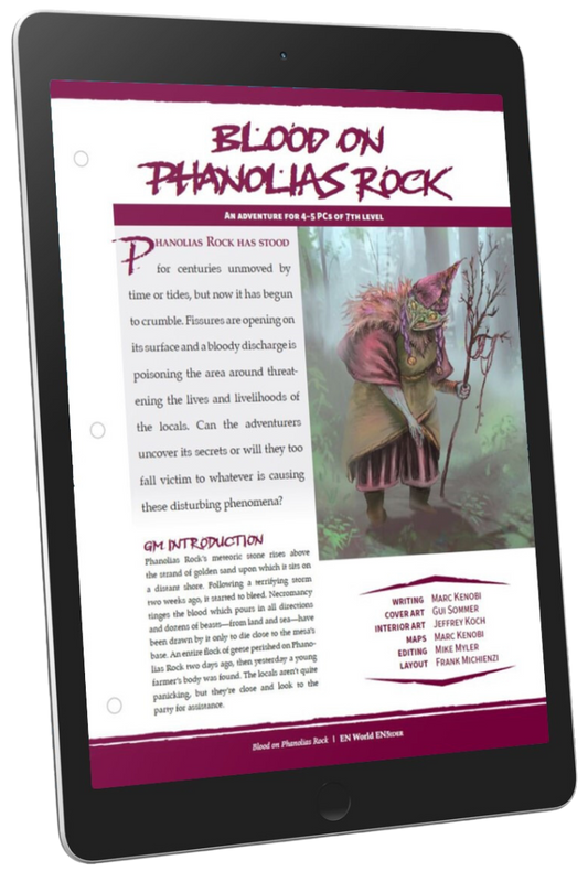 Adventure: Blood on Phanolias Rock (D&D 5e)
