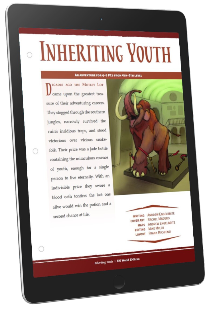 Adventure: Inheriting Youth (D&D 5e)