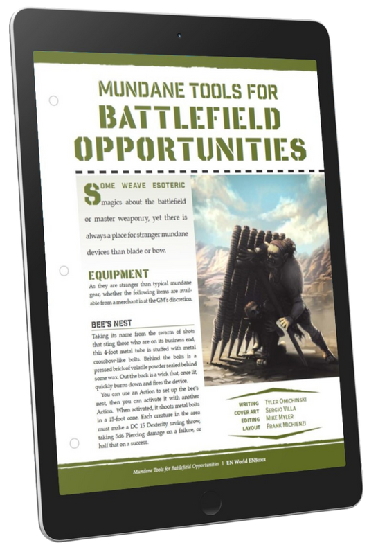 Mundane Tools for Battlefield Opportunities (D&D 5e)