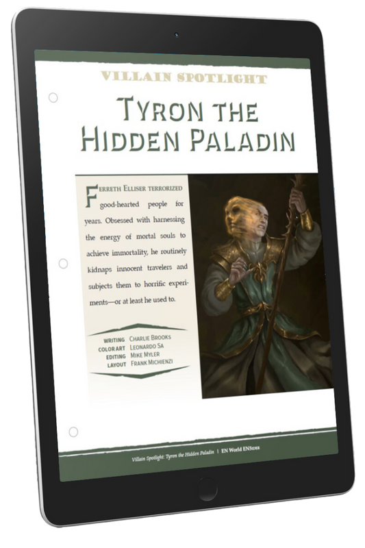 Villain Spotlight: Tyron the Hidden Paladin (D&D 5e)