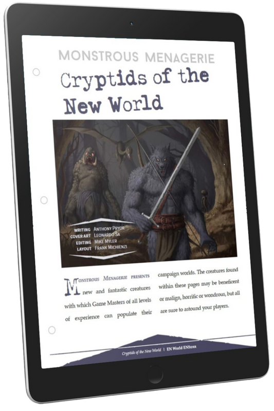 Monstrous Menagerie: Cryptids of the New World (D&D 5e)