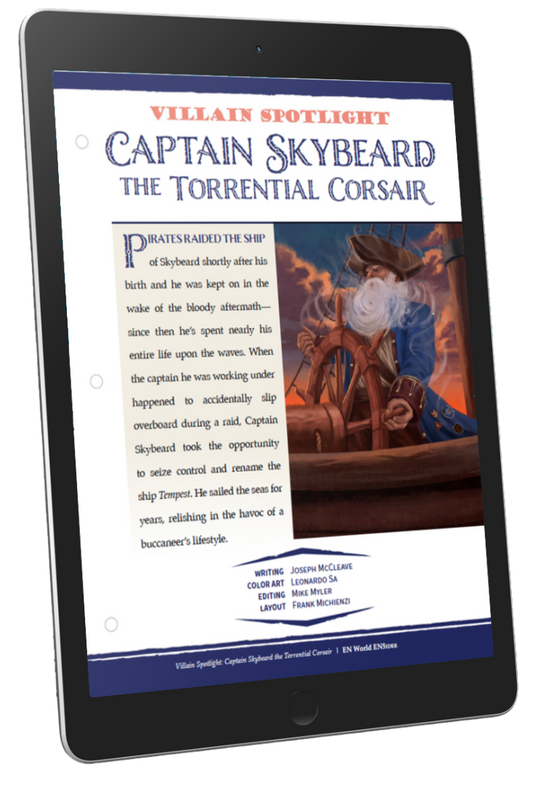 Captain Skybeard the Torrential Corsair (D&D 5e)