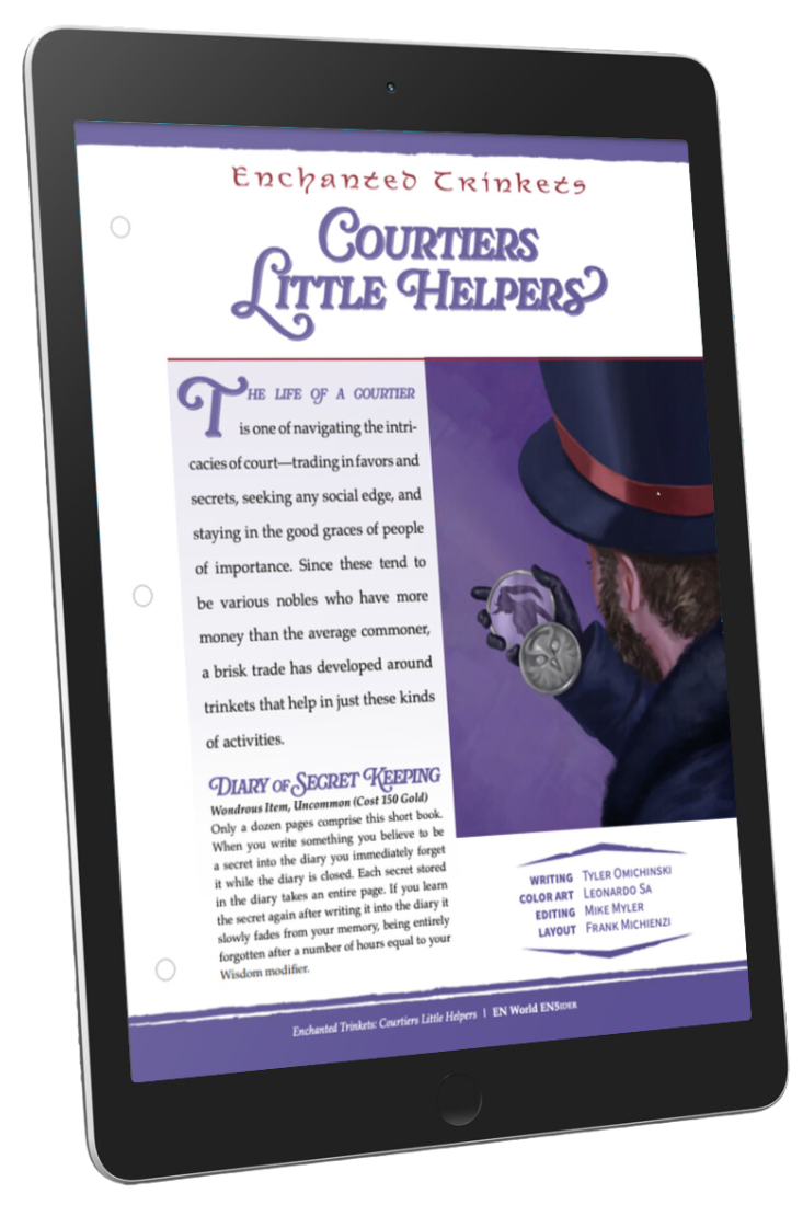 Enchanted Trinkets: Courtiers Little Helpers (D&D 5e)