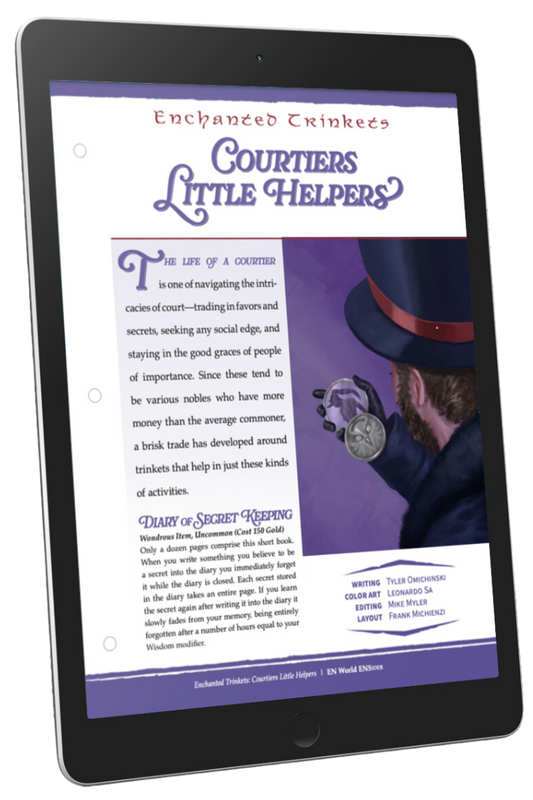 Enchanted Trinkets: Courtiers Little Helpers (D&D 5e)