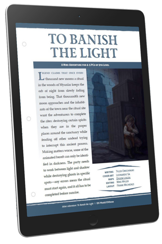 Mini-Adventure: To Banish The Light (D&D 5e)