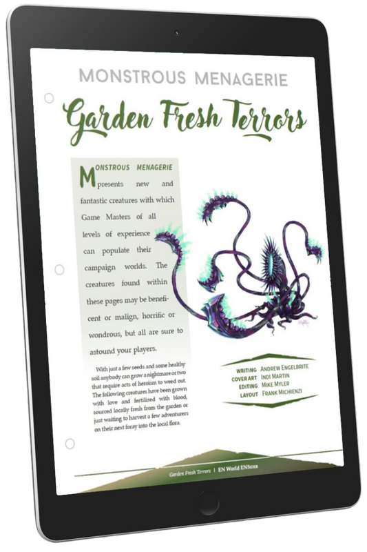 Monstrous Menagerie: Garden Fresh Terrors (D&D 5e)