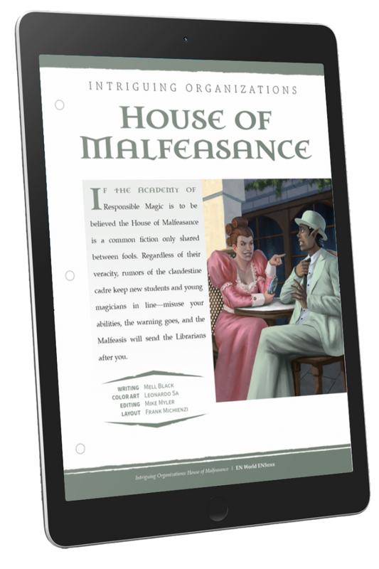 Intriguing Organizations: House of Malfeasance (D&D 5e)