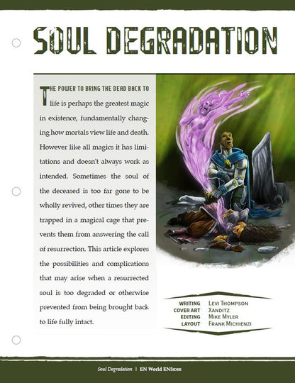 Soul Degradation (D&D 5e)