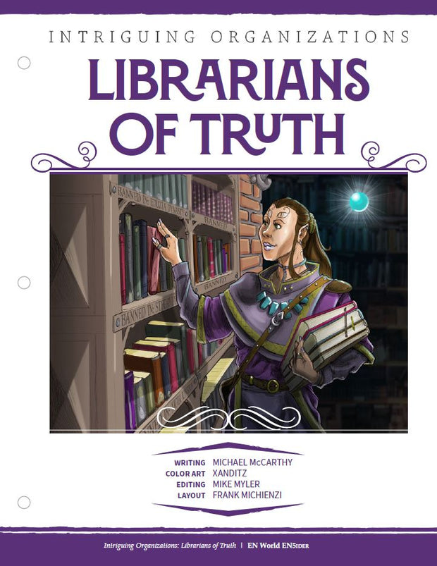 Intriguing Organizations: Librarians of Truth (D&D 5e)