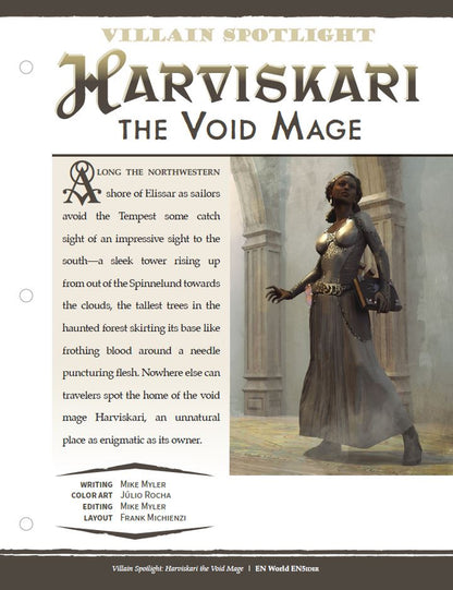 Villain Spotlight: Harviskari the Void Mage (D&D 5e)