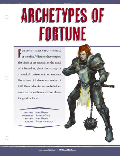 Archetypes of Fortune (D&D 5e)