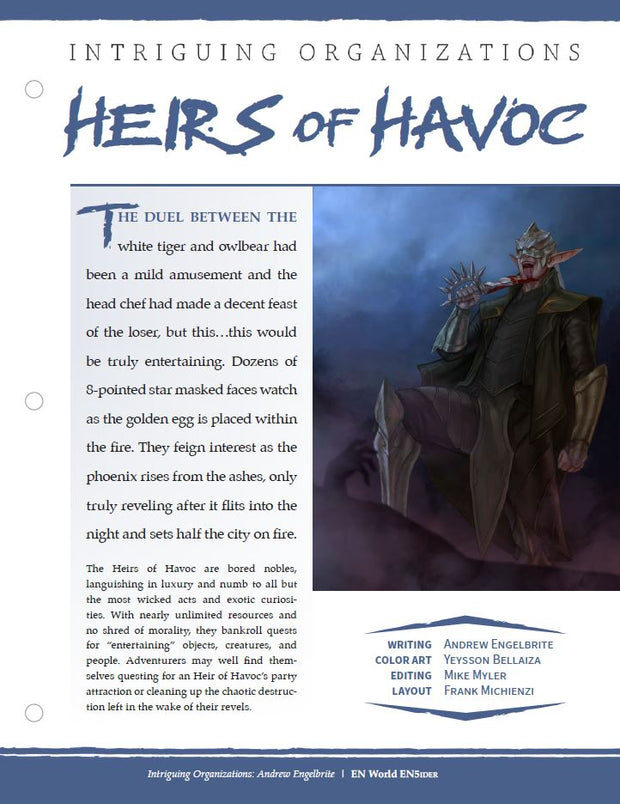 IO: Heirs of Havoc (D&D 5e)