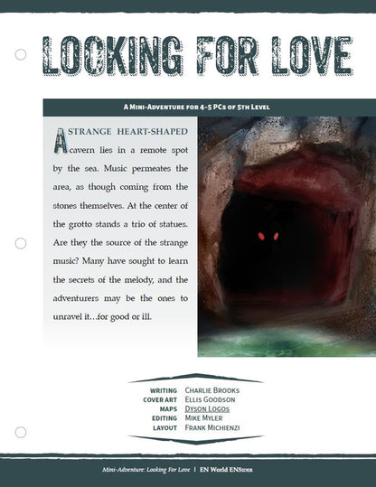 Mini-Adventure: Looking For Love (D&D 5e)