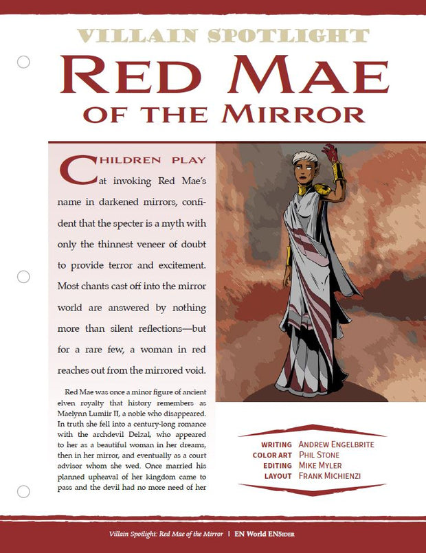 Villain Spotlight: Red Mae of the Mirror (D&D 5e)