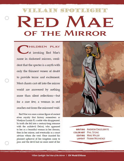 Villain Spotlight: Red Mae of the Mirror (D&D 5e)