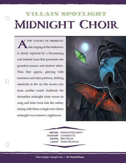 Villain Spotlight: Midnight Choir (D&D 5e)