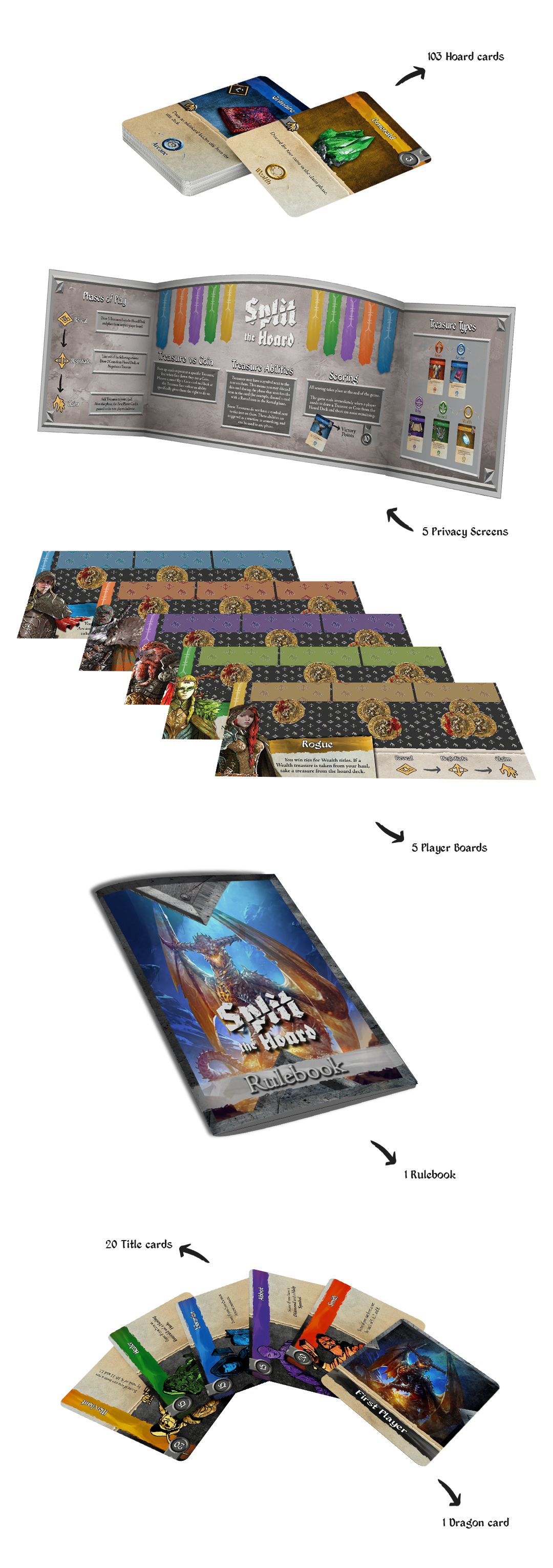 Split the Hoard: Card Game