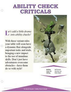 Ability Check Criticals (D&D 5e)