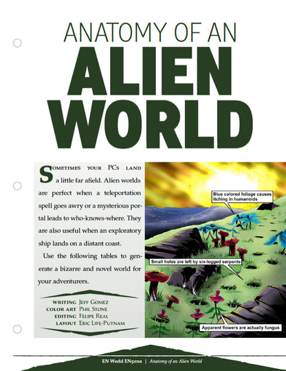 Anatomy Of An Alien World (D&D 5e)