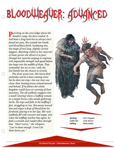 Bloodweaver: Advanced Class Information (D&D 5e)