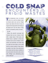 Load image into Gallery viewer, Cold Snap: Encounter in the Frigid Wastes (D&amp;D 5e)