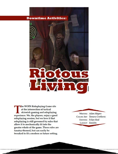 Riotous Living (WOIN)