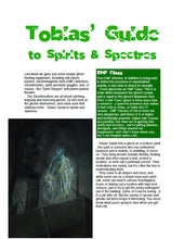 Load image into Gallery viewer, Tobias&#39; Guide to Spirits &amp; Spectres (WOIN)