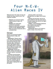 Load image into Gallery viewer, Four N.E.W. Alien Races IV (WOIN)