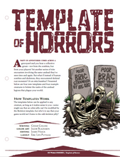 Load image into Gallery viewer, Template of Horrors (D&amp;D 5e)