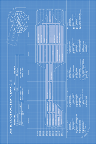 Endeavour Class XI Cruiser Poster Map (4160863404141)
