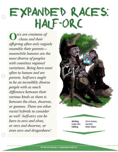 Expanded Races: Half-Orc (D&D 5e)
