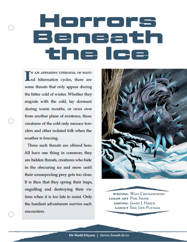 Horrors Beneath The Ice (D&D 5e)