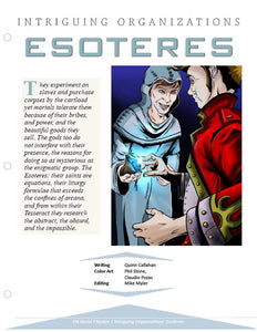 Intriguing Organizations: Esoteres (D&D 5e)