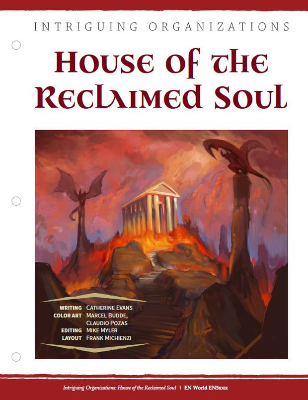 Intriguing Organizations: House of the Reclaimed Soul (D&D 5e)