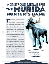 Load image into Gallery viewer, Mubida: The Hunter&#39;s Bane (D&amp;D 5e)