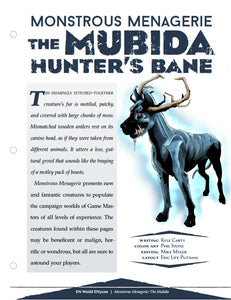 Mubida: The Hunter's Bane (D&D 5e)