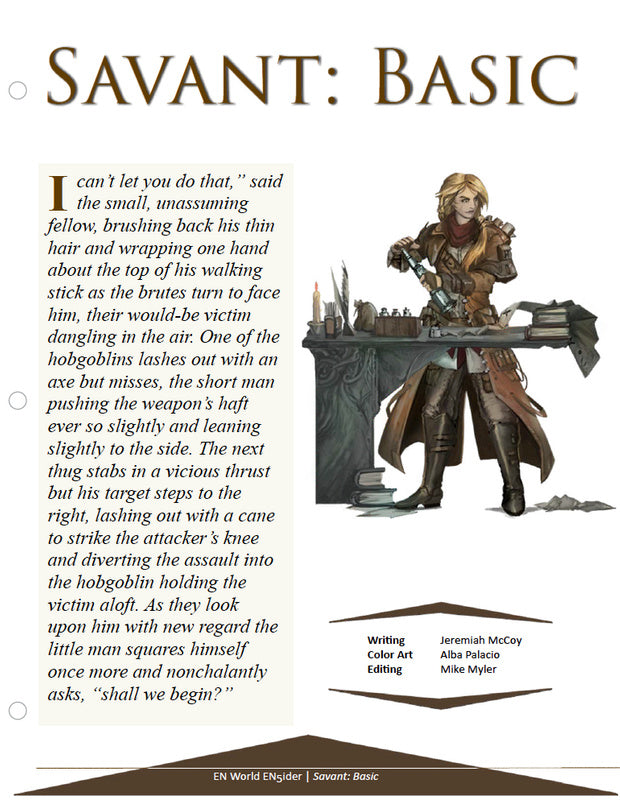 Savant Class: Basic (D&D 5e)