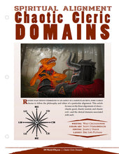 Load image into Gallery viewer, Spiritual Alignment: Chaotic Cleric Domains (D&amp;D 5e)