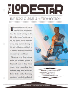 The Lodestar: Basic Class Information (D&D 5e)