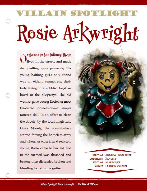 Villain Spotlight: Rosie Arkwright (D&D 5e)