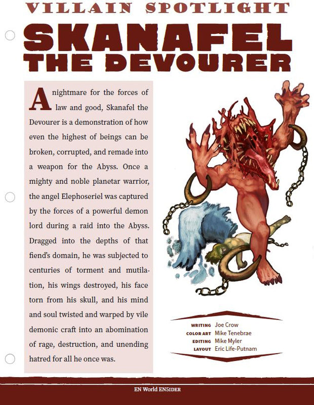 Villain Spotlight: Skanafel the Devourer (D&D 5e)