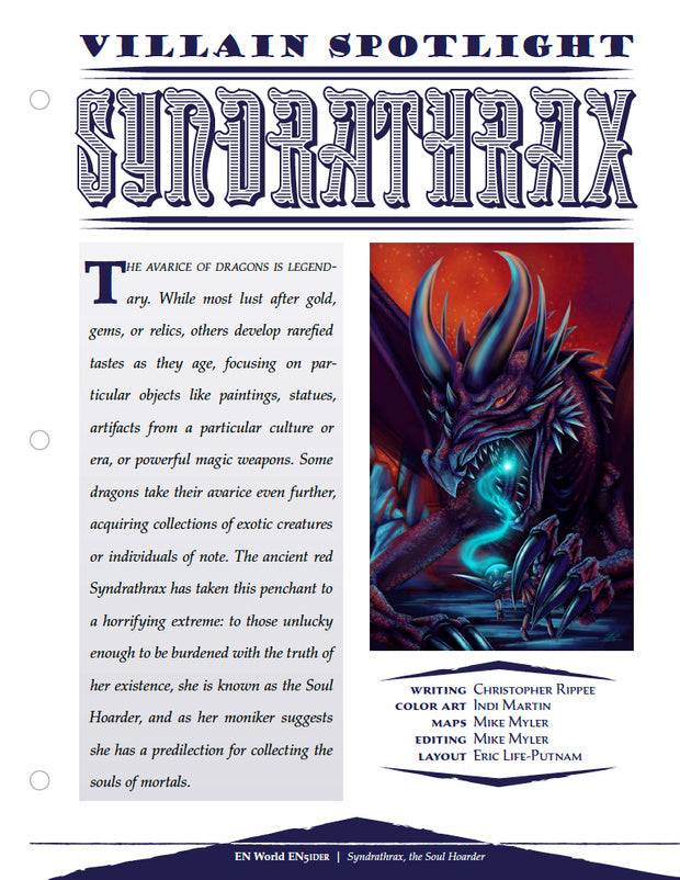 Villain Spotlight: Syndrathrax (D&D 5e)
