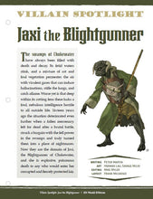 Load image into Gallery viewer, Villain Spotlight: Jaxi the Blightgunner (D&amp;D 5e)
