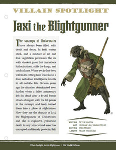 Villain Spotlight: Jaxi the Blightgunner (D&D 5e)