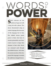 Load image into Gallery viewer, Words of Power (D&amp;D 5e)