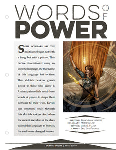 Words of Power (D&D 5e)