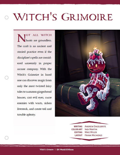 Spells: Witch's Grimoire (D&D 5e)